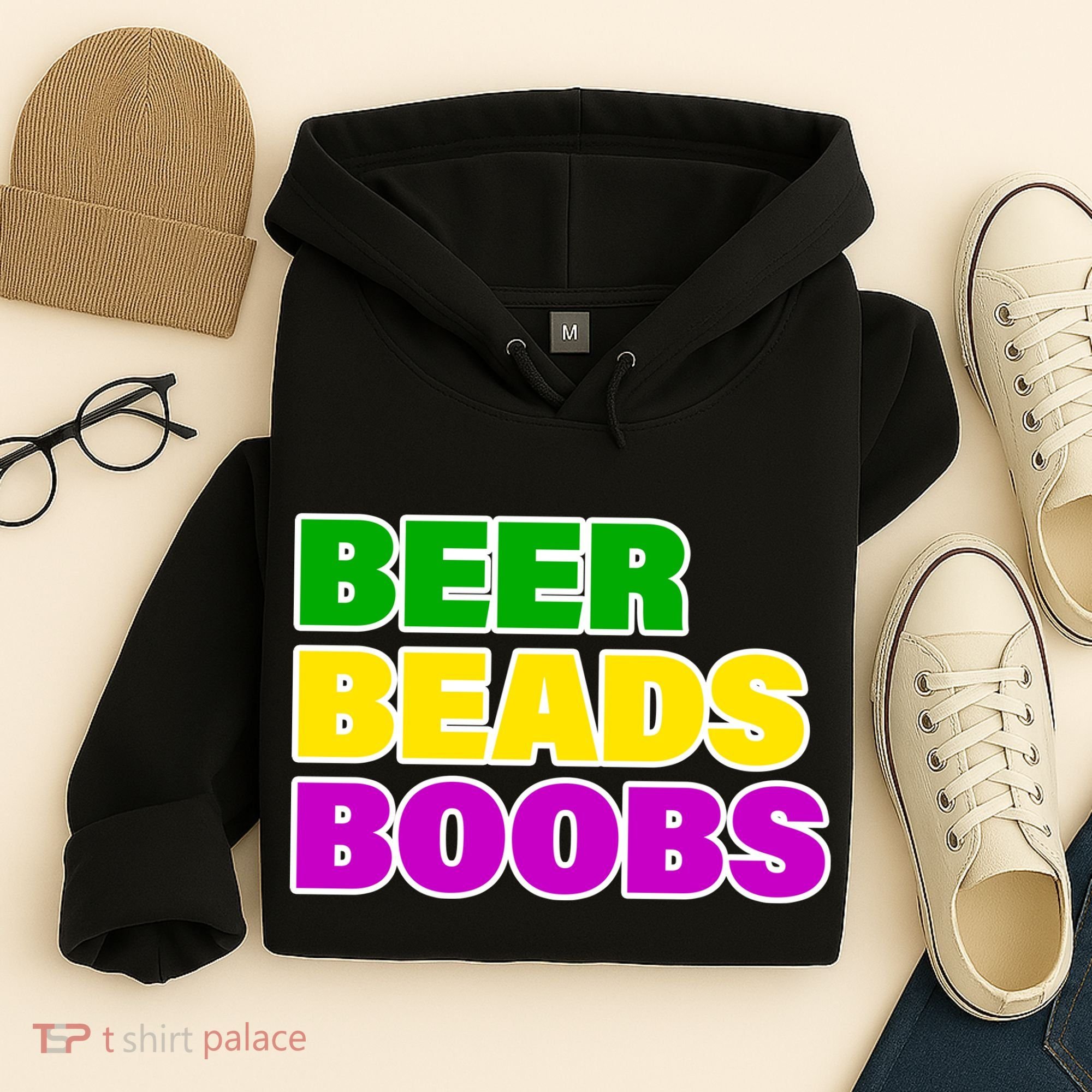 Beer Beads Boobs Hoodie