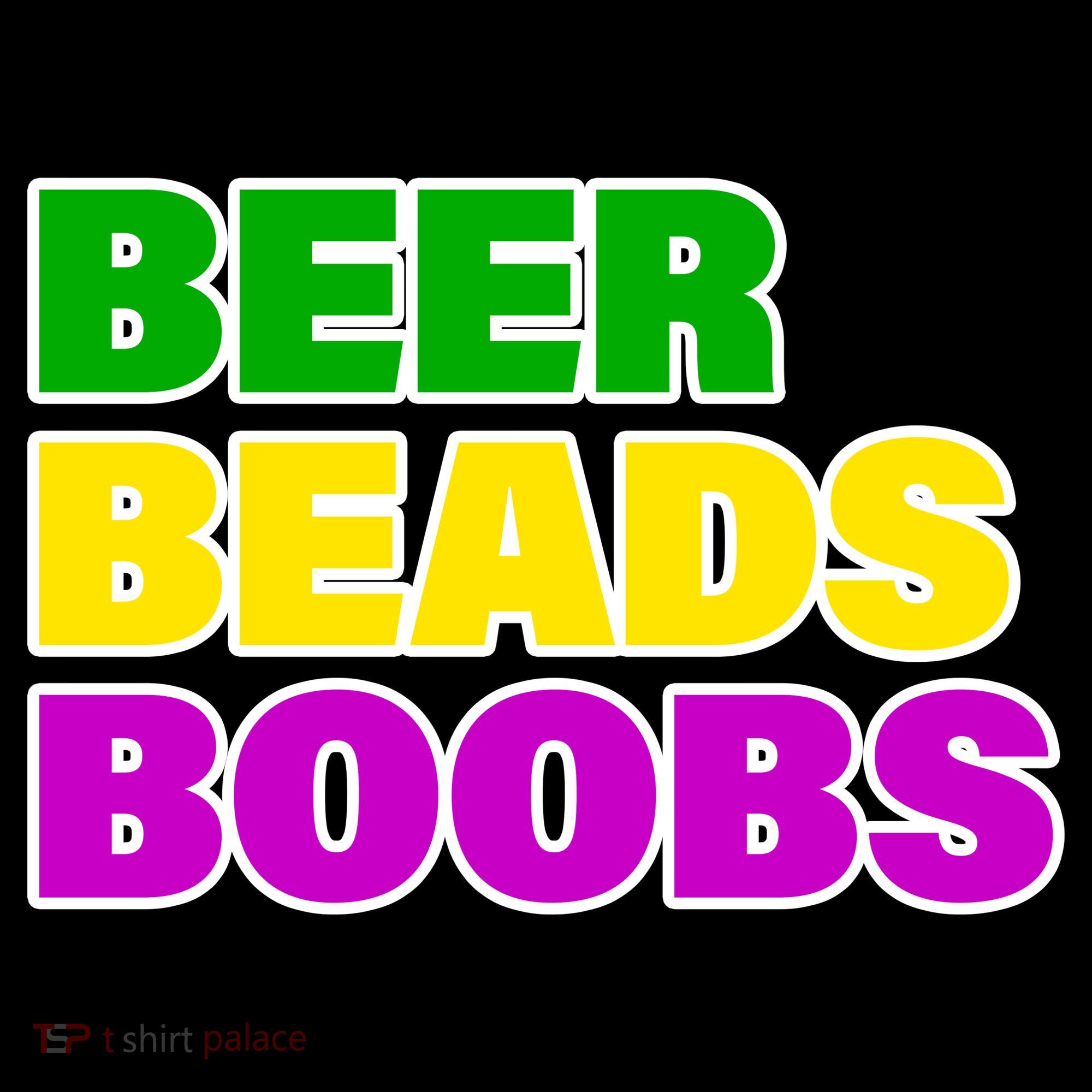 Beer Beads Boobs T-Shirt