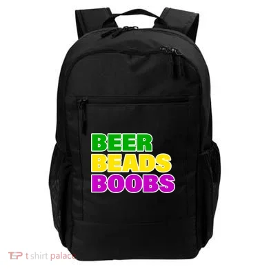 Beer Beads Boobs Backpack