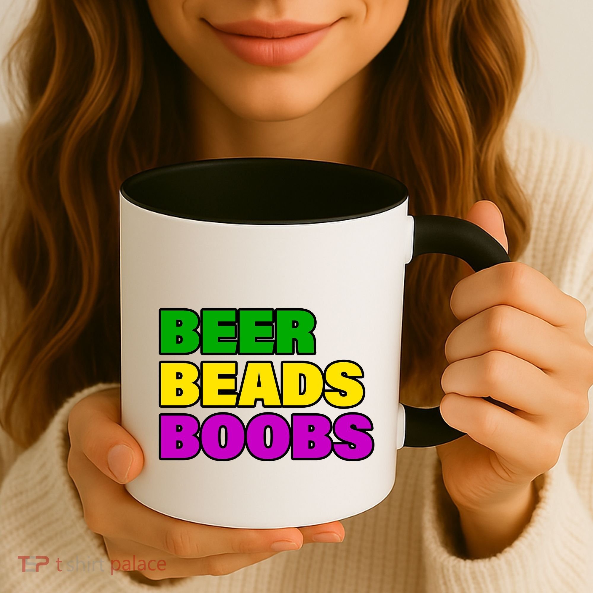 Beer Beads Boobs Coffee Mug