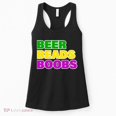 Beer Beads Boobs Women's Tank Top