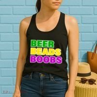 Beer Beads Boobs Women's Tank Top thumb 2
