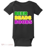 Beer Beads Boobs Baby Bodysuit thumb 0