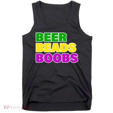 Beer Beads Boobs Tank Top