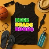 Beer Beads Boobs Tank Top thumb 4