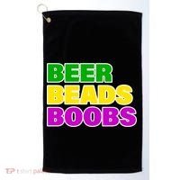 Beer Beads Boobs Golf Towel thumb 0