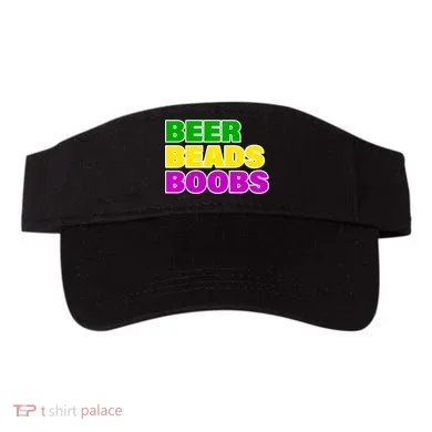 Beer Beads Boobs Visor