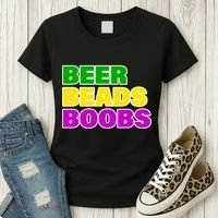 Beer Beads Boobs Women's T-Shirt thumb 3