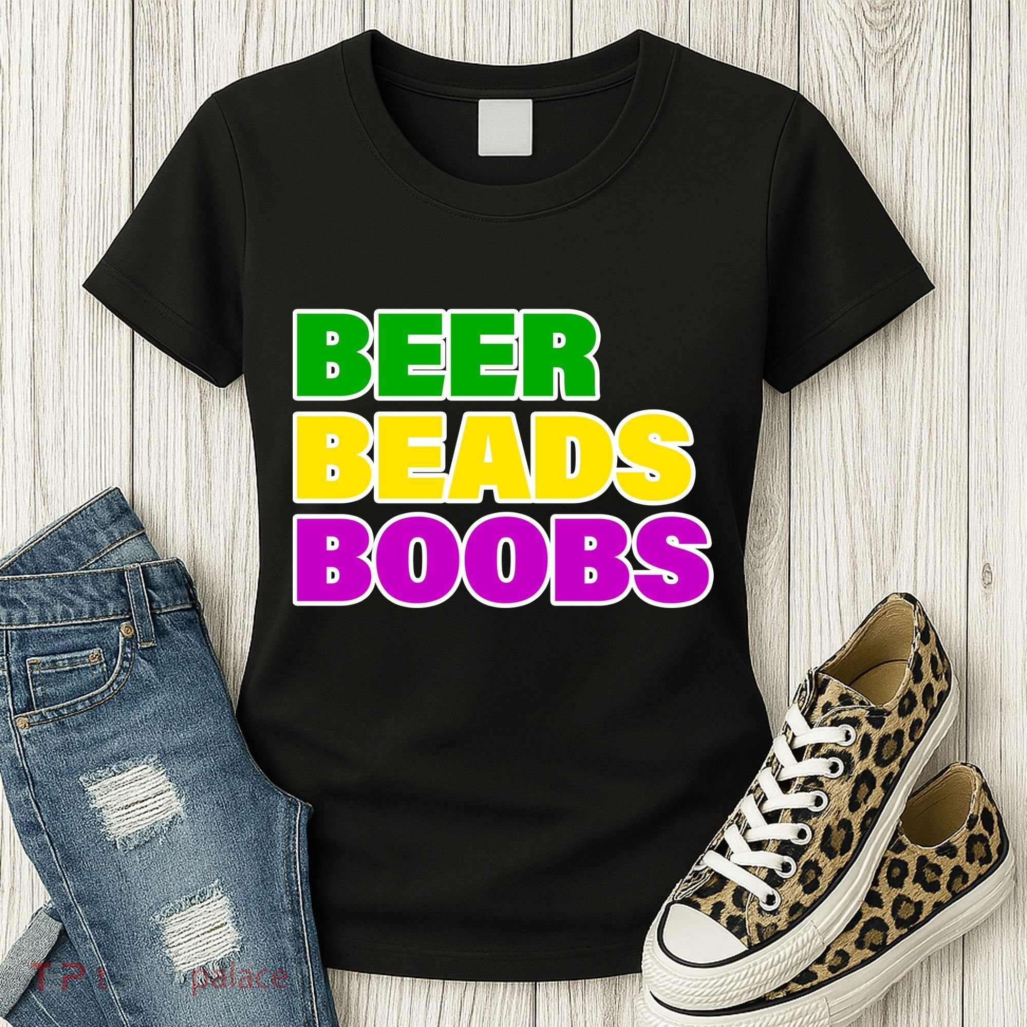 Beer Beads Boobs Women's T-Shirt