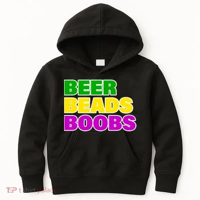 Beer Beads Boobs Kids Hoodie