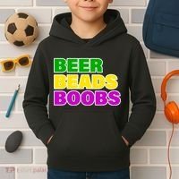 Beer Beads Boobs Kids Hoodie thumb 2