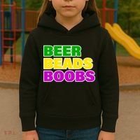 Beer Beads Boobs Kids Hoodie thumb 3