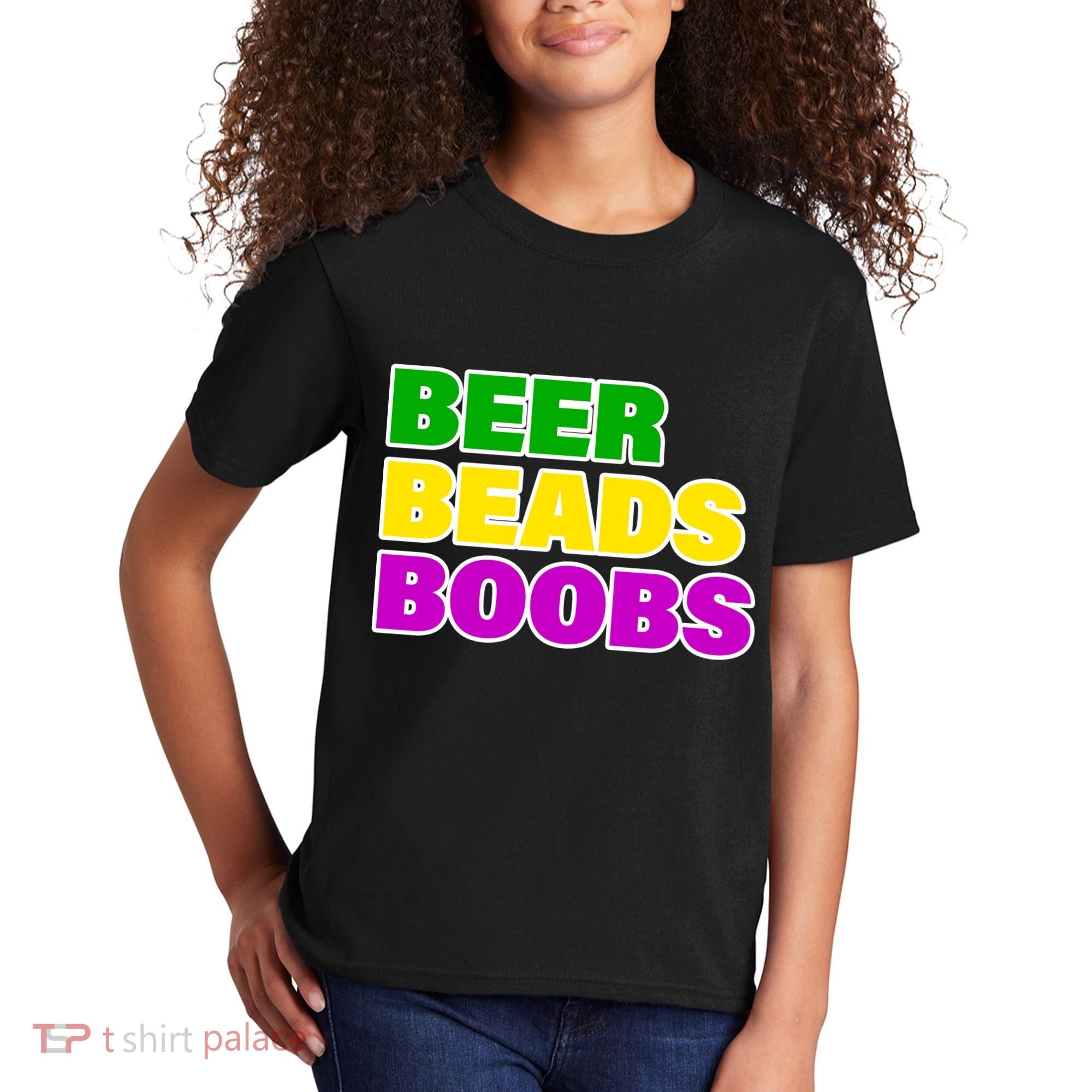 Beer Beads Boobs Kids T-Shirt