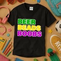 Beer Beads Boobs Kids T-Shirt thumb 3