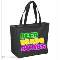 Beer Beads Boobs Tote Bag thumb 2