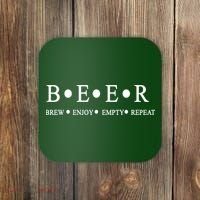 Beer Brewer Funny Craft Beer Brewmaster Coaster thumb 0