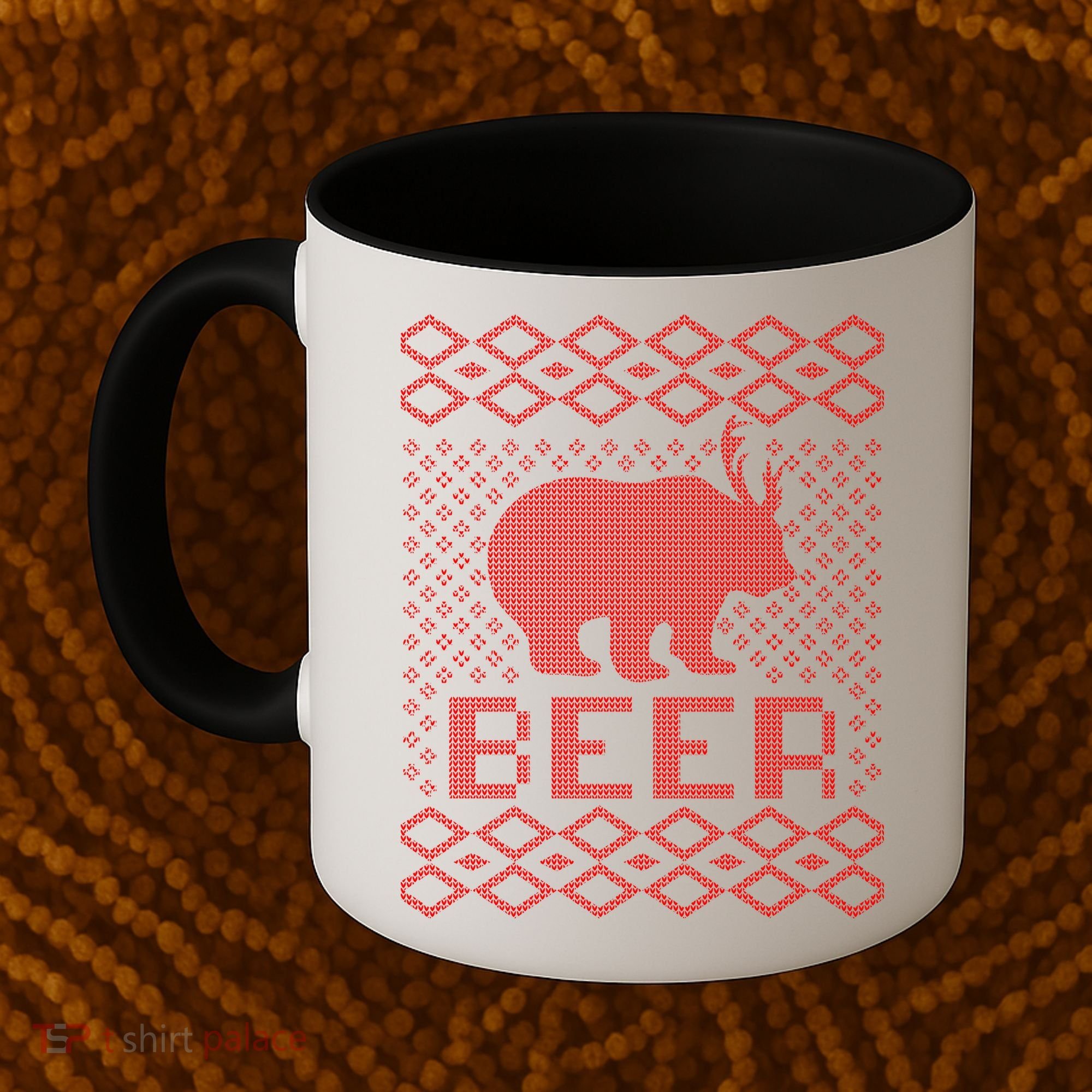 Beer Deer Hunting Ugly Christmas Coffee Mug