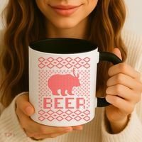 Beer Deer Hunting Ugly Christmas Coffee Mug thumb 3
