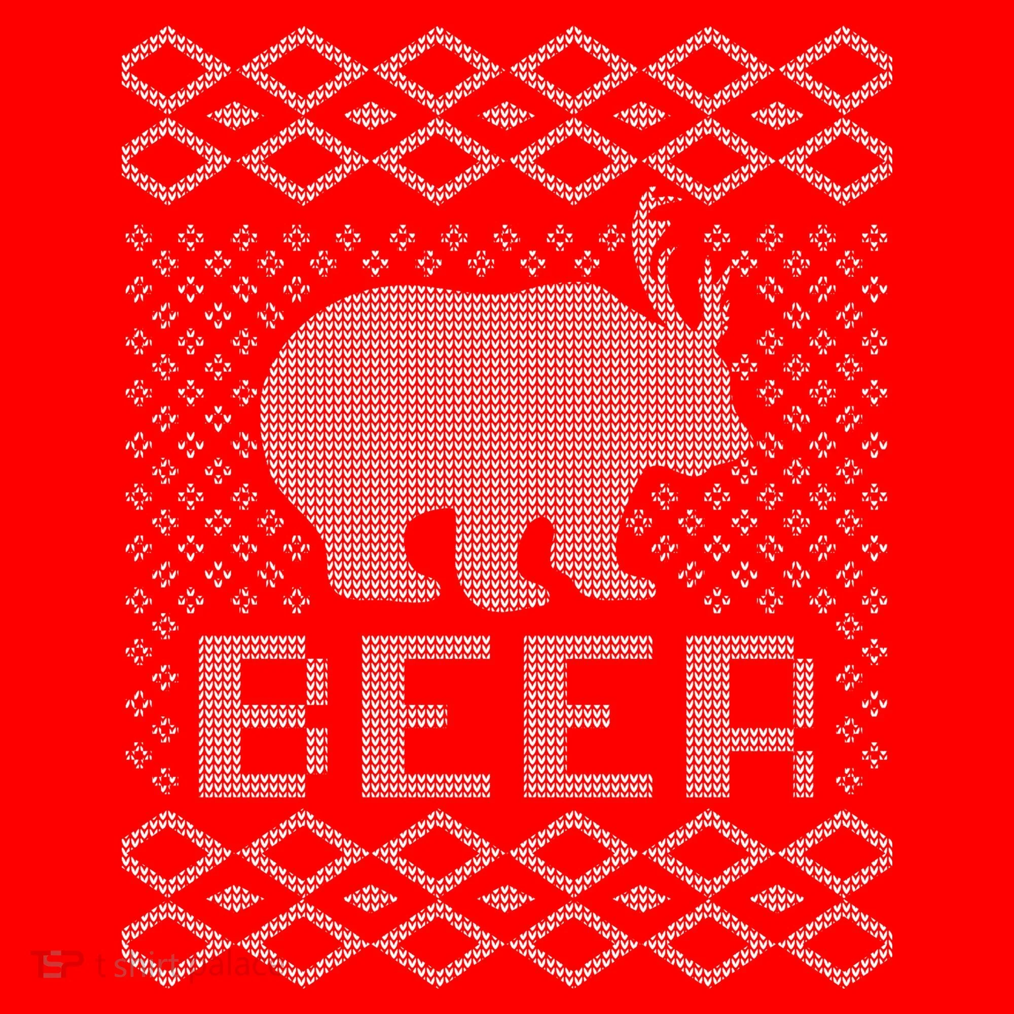 Beer Deer Hunting Ugly Christmas Doggie Tank