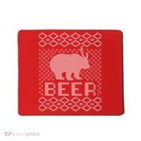 Beer Deer Hunting Ugly Christmas Mousepad thumb 0