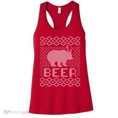 Beer Deer Hunting Ugly Christmas Women's Tank Top