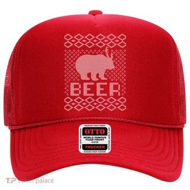 Beer Deer Hunting Ugly Christmas Hat