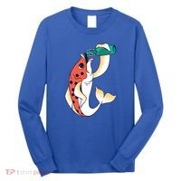 Beer Fish Long Sleeve Shirt thumb 0
