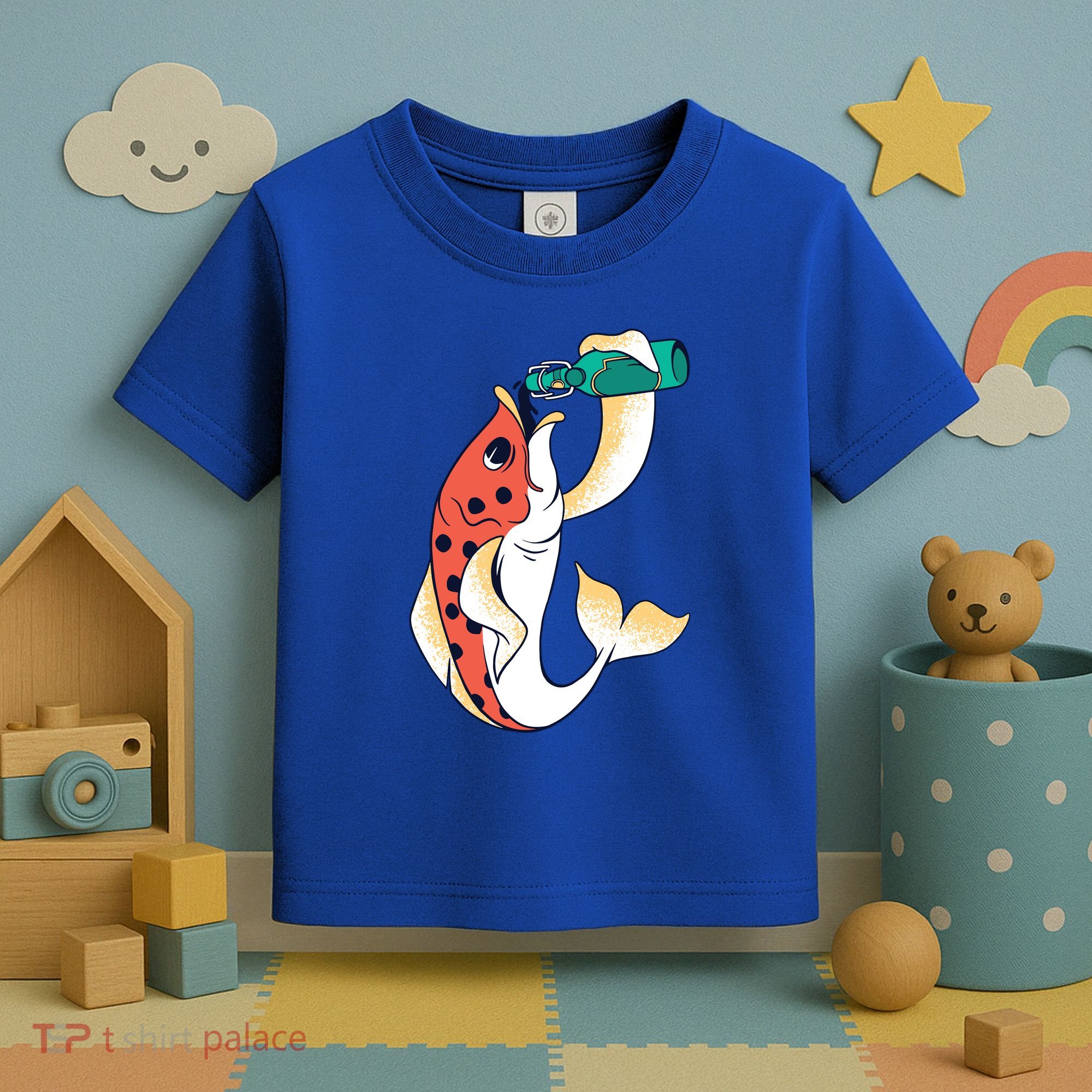 Beer Fish Toddler T-Shirt