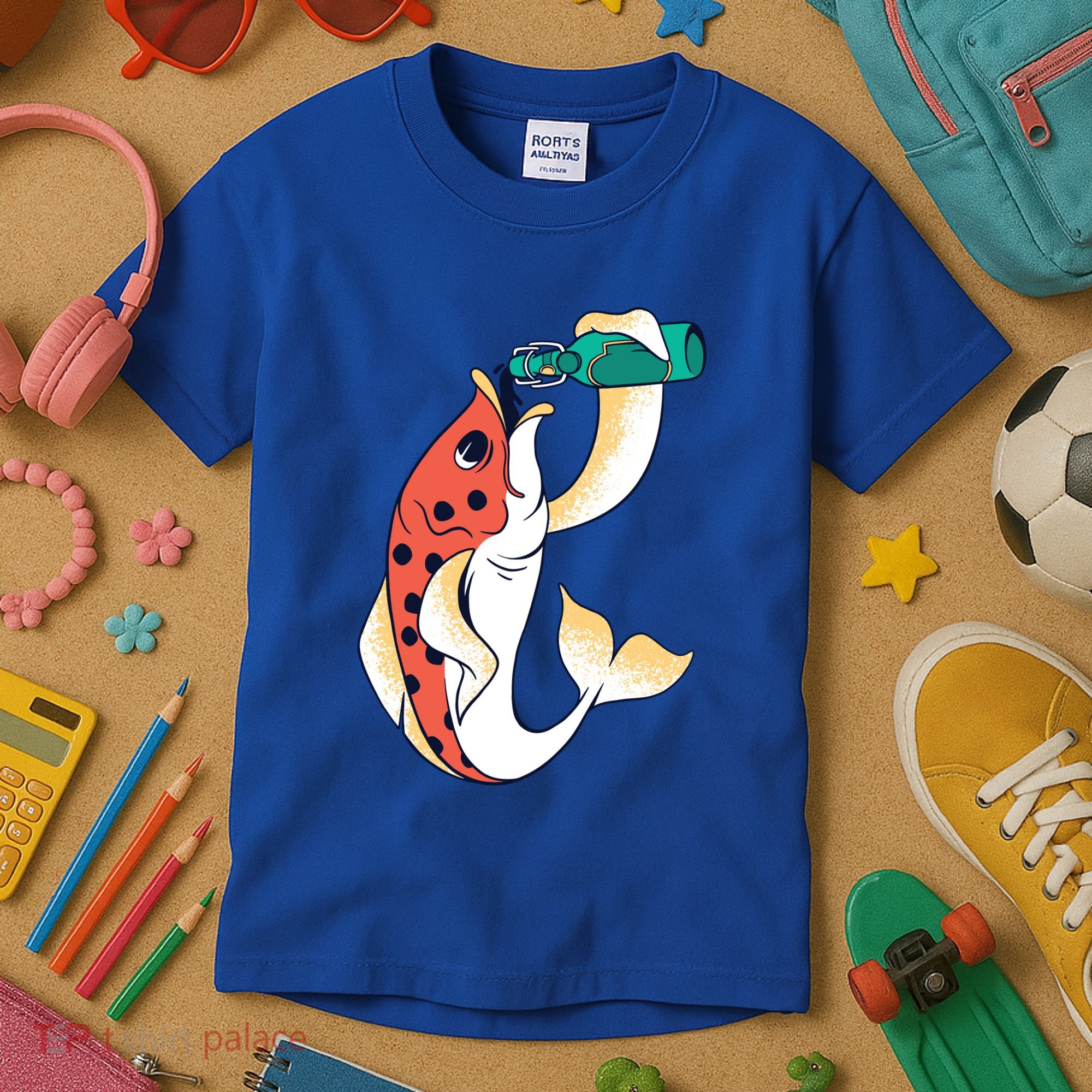 Beer Fish Kids T-Shirt