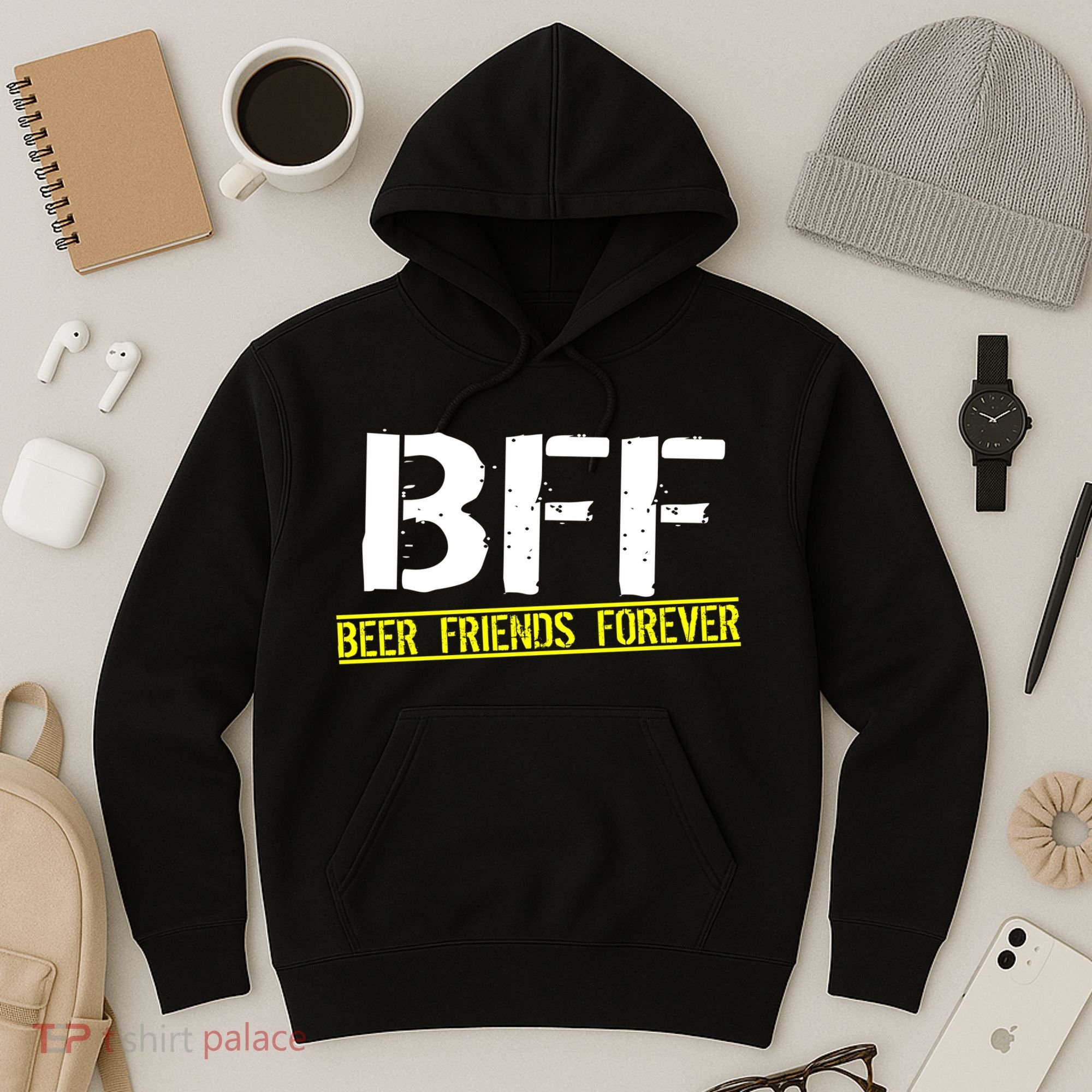 Beer Friends Forever BFF Hoodie