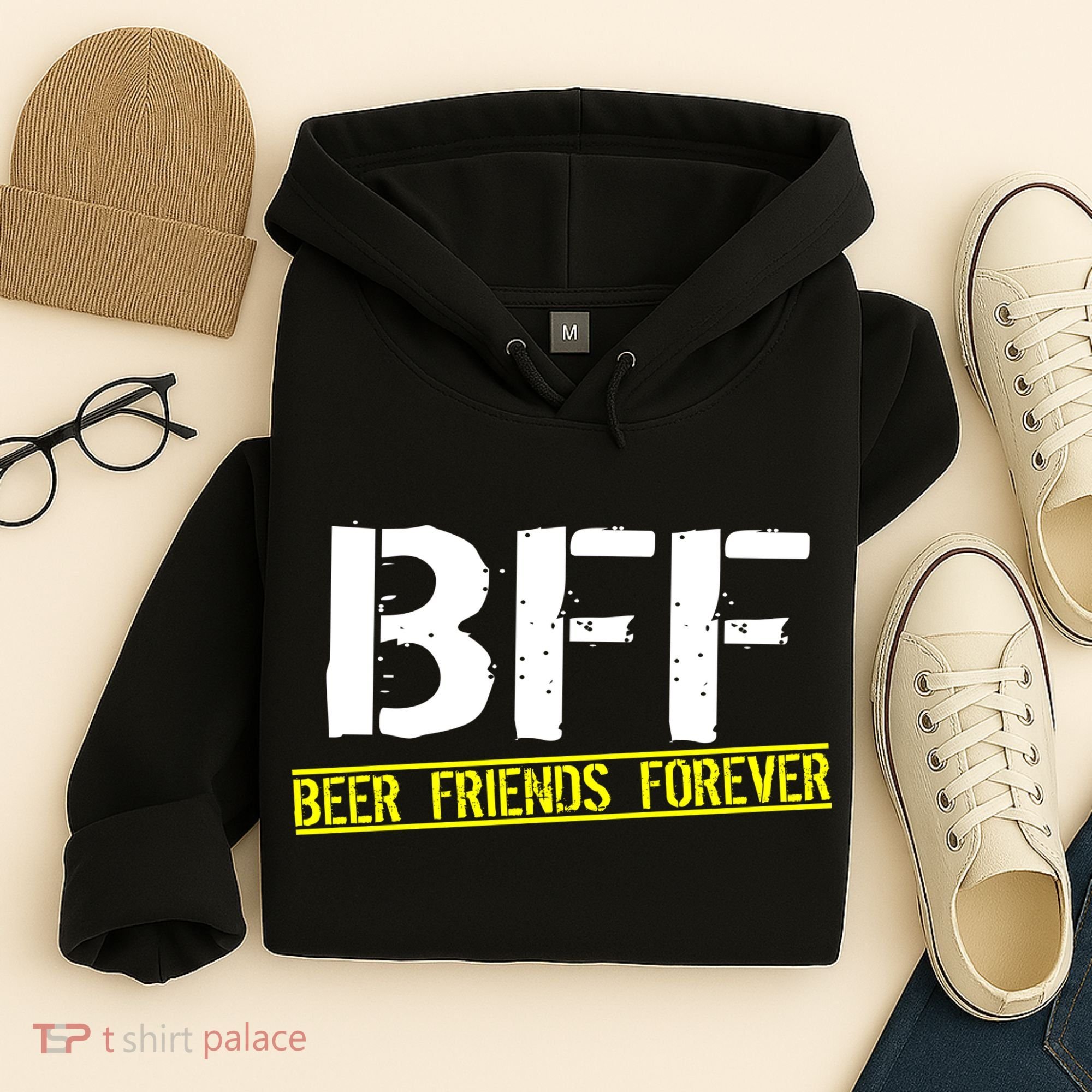 Beer Friends Forever BFF Hoodie