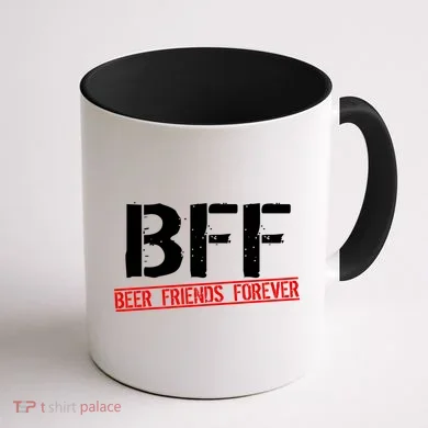 Beer Friends Forever BFF Coffee Mug back