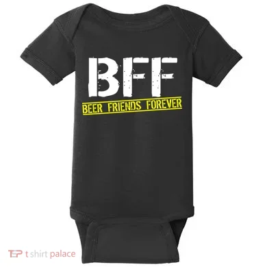 Beer Friends Forever BFF Baby Bodysuit