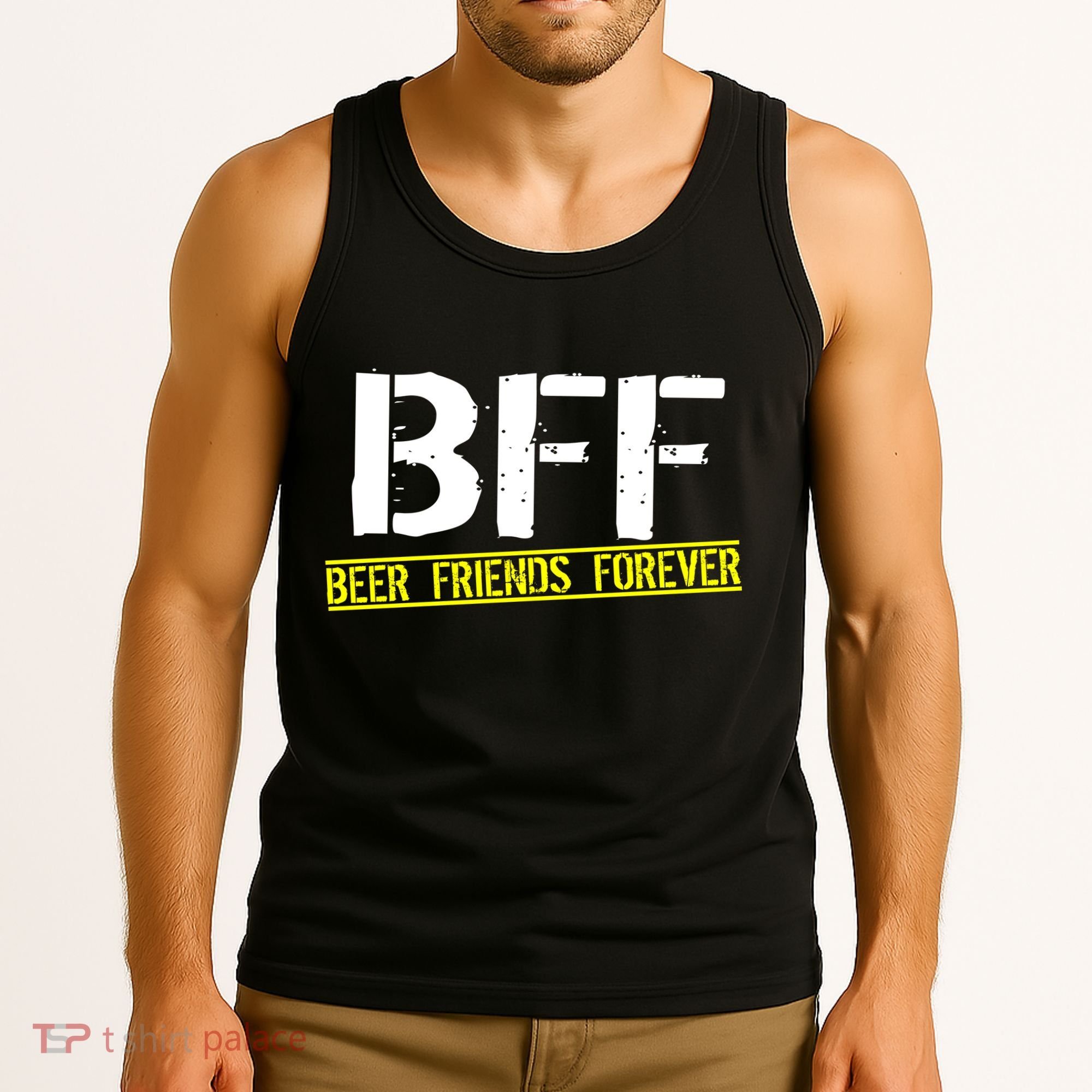 Beer Friends Forever BFF Tank Top