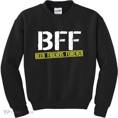 Beer Friends Forever BFF Kids Sweatshirt
