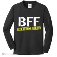 Beer Friends Forever BFF Kids Long Sleeve Shirt thumb 0