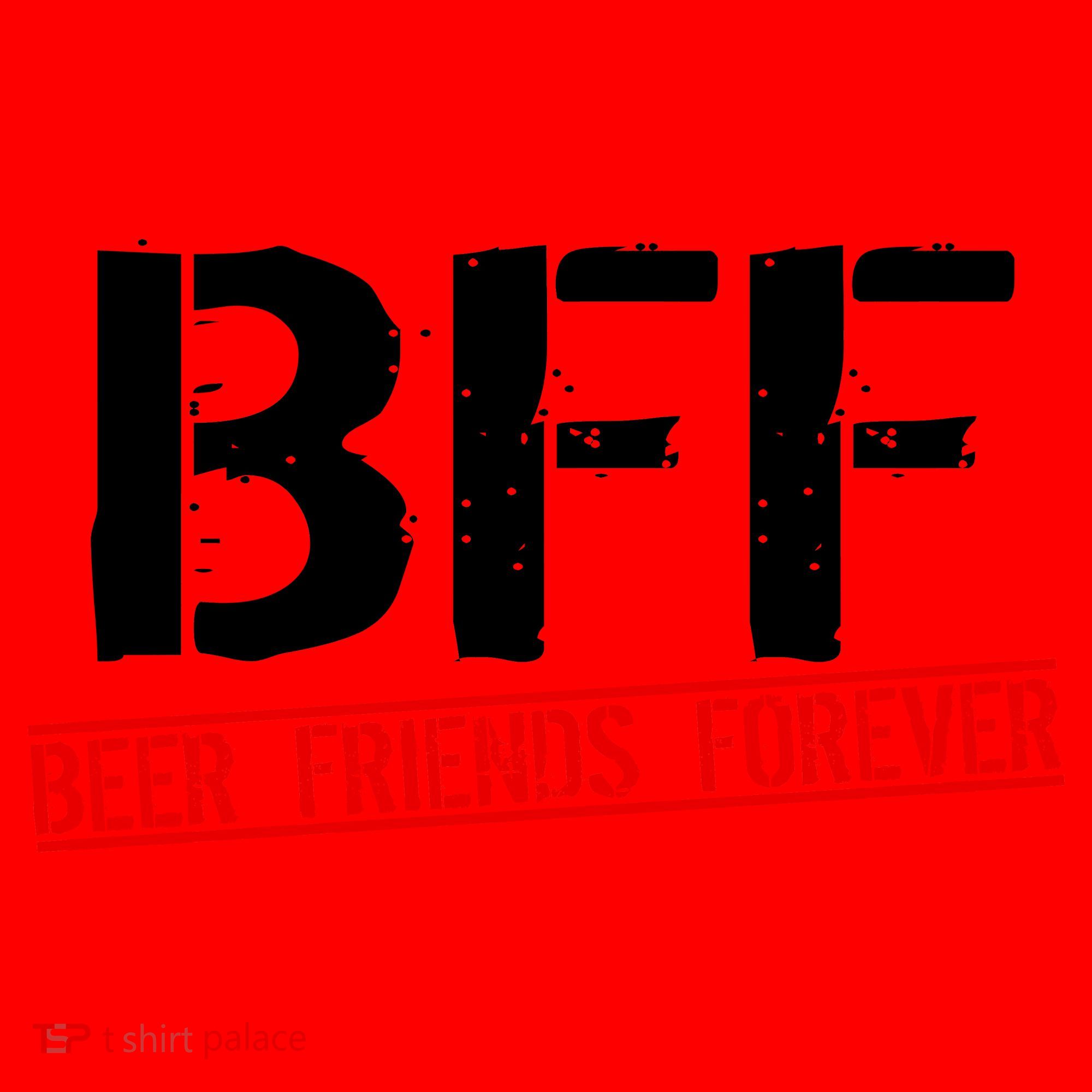 Beer Friends Forever BFF Santa Hat