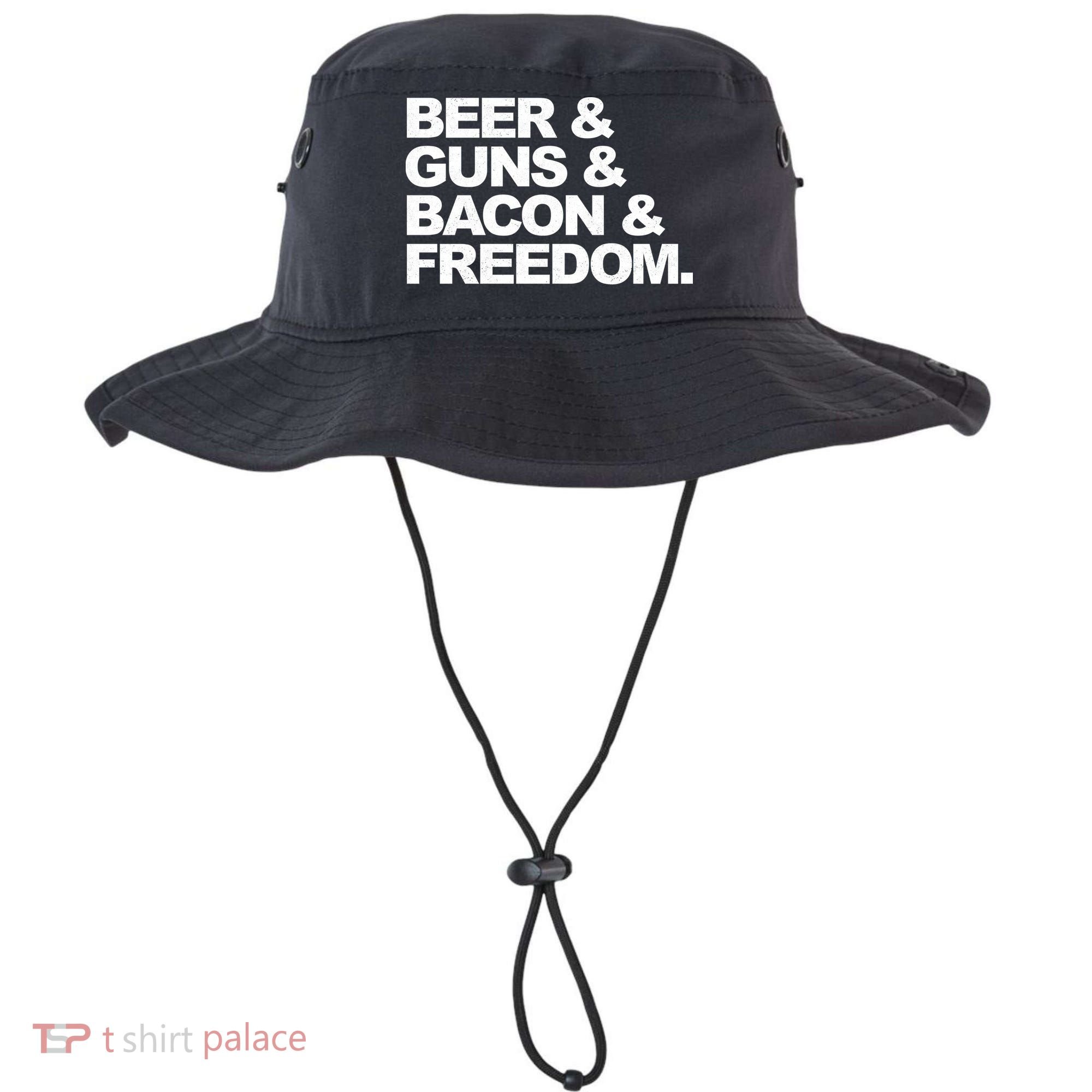 Beer Guns Bacon & Freedom Bucket Hat