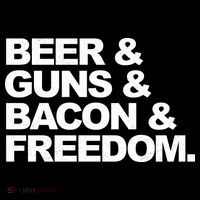 Beer Guns Bacon & Freedom Bucket Hat thumb 4