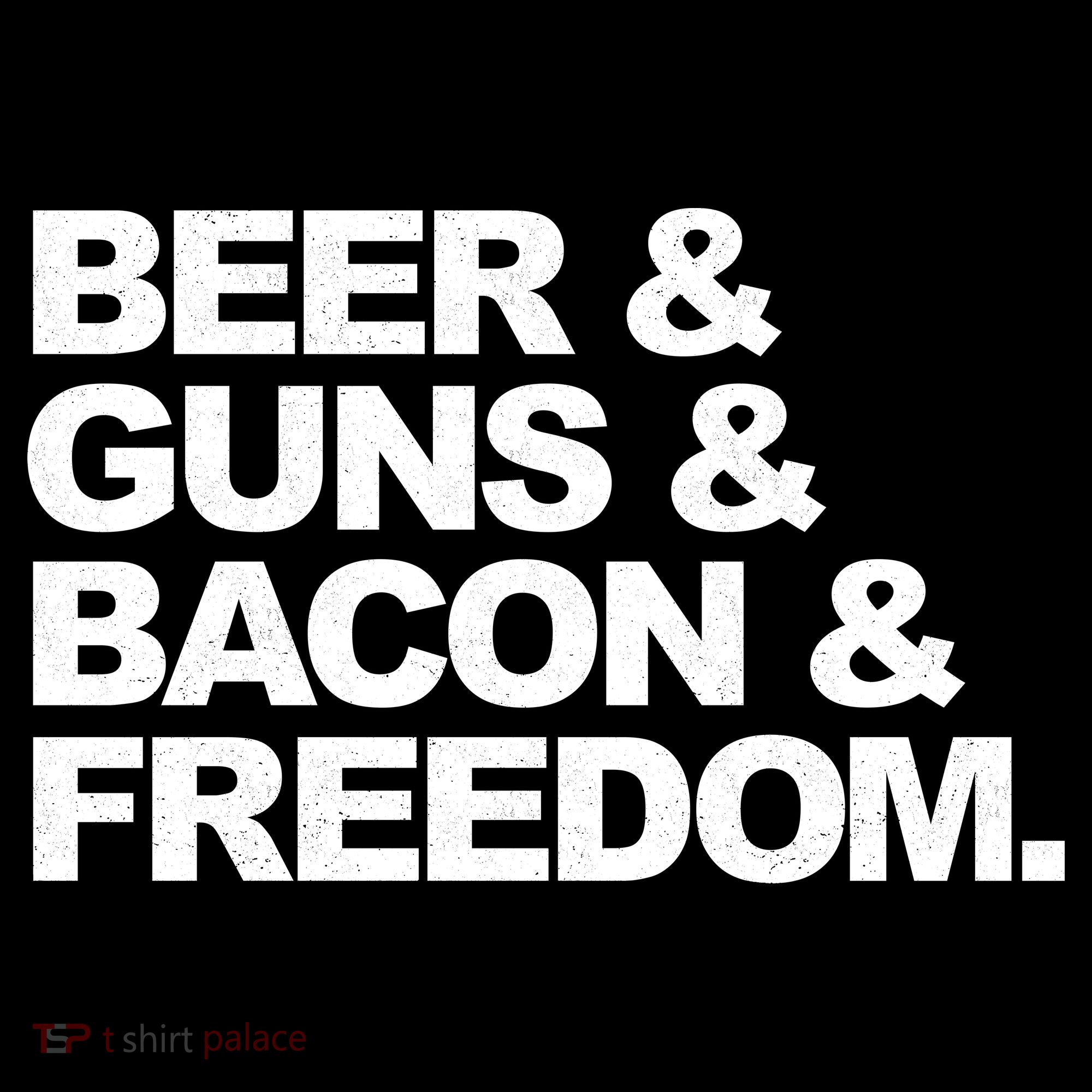 Beer Guns Bacon & Freedom Bucket Hat