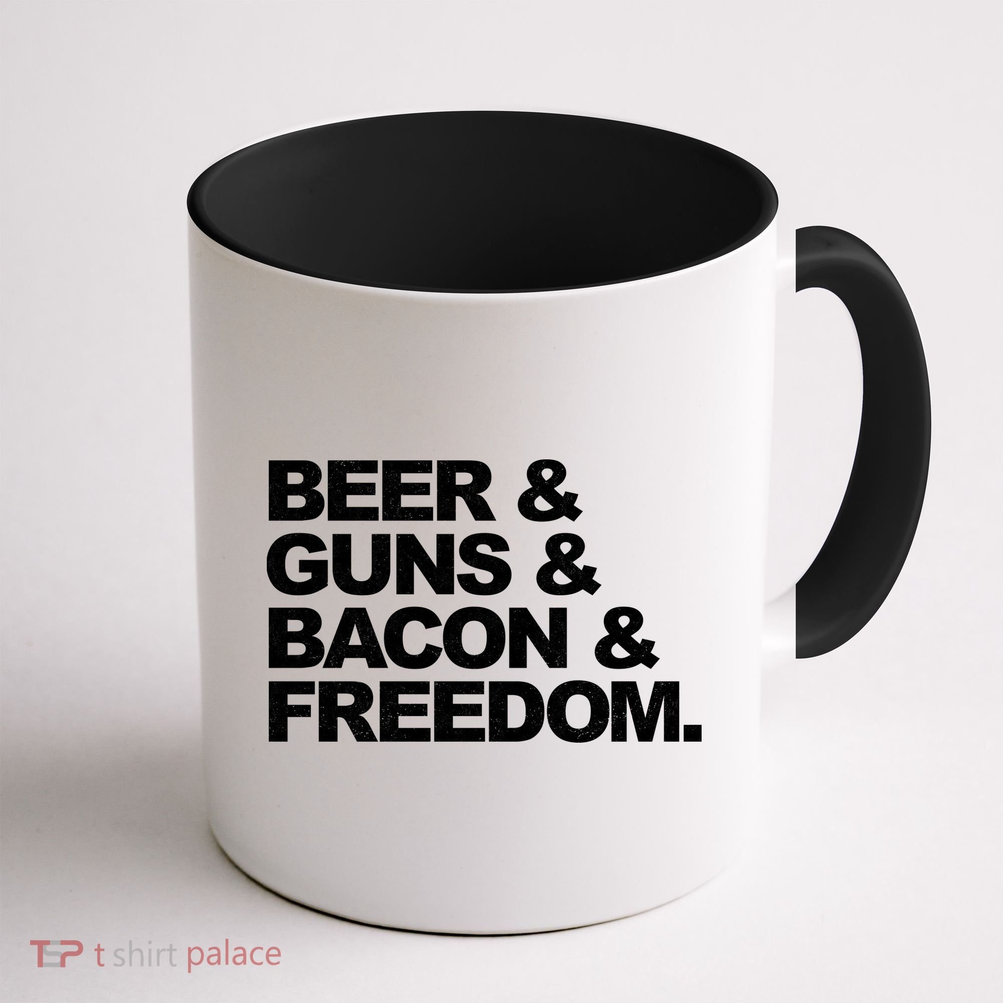 Beer Guns Bacon & Freedom Coffee Mug