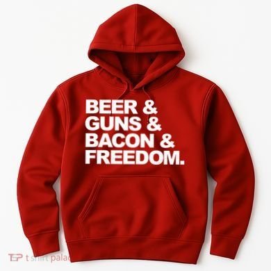 Beer Guns Bacon & Freedom Hoodie