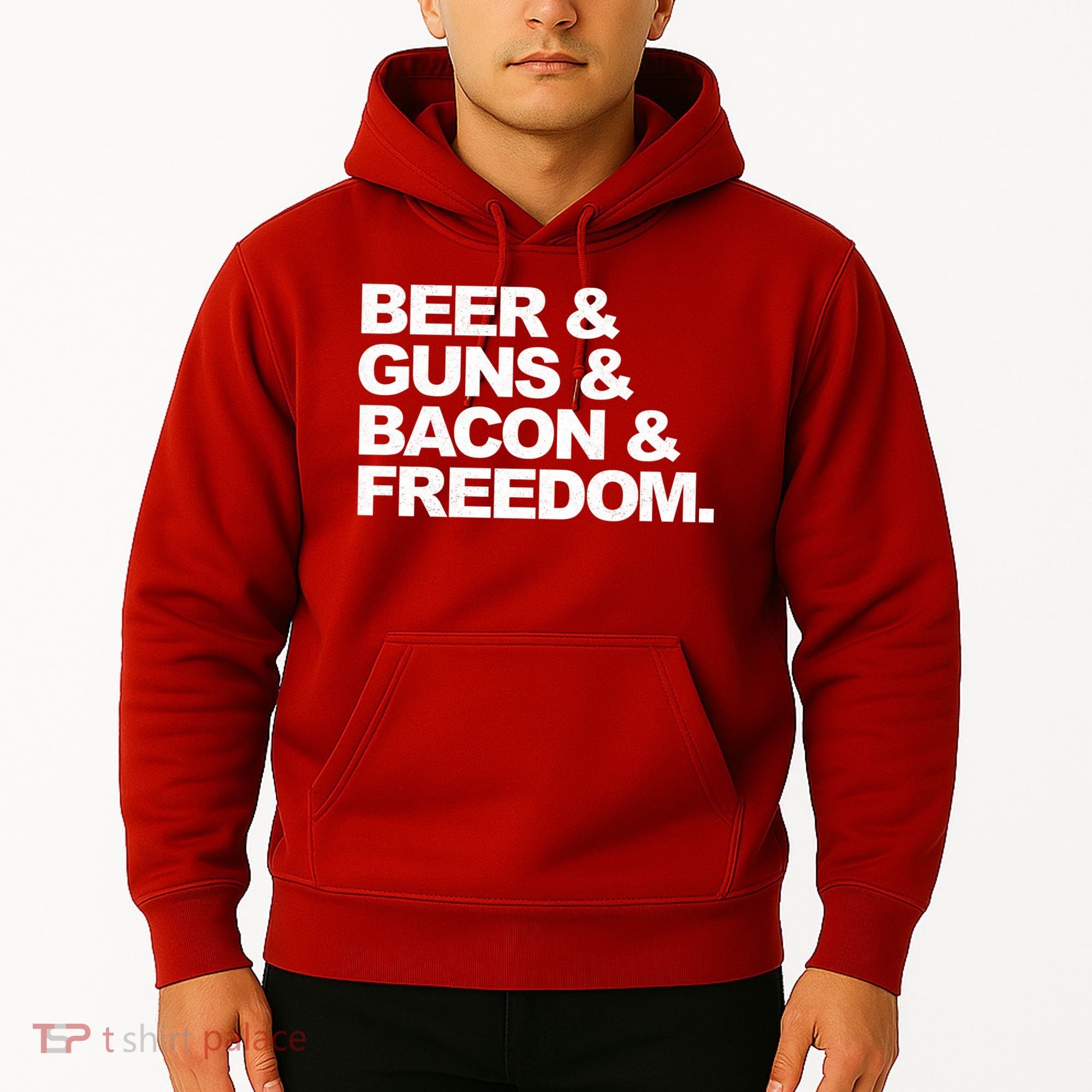 Beer Guns Bacon & Freedom Hoodie
