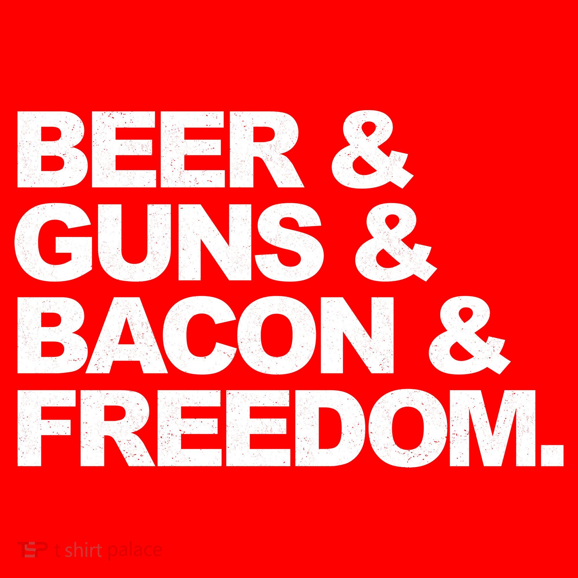 Beer Guns Bacon & Freedom Apron