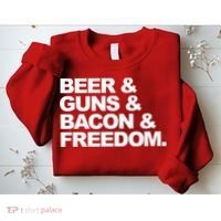 Beer Guns Bacon & Freedom Sweatshirt thumb 2