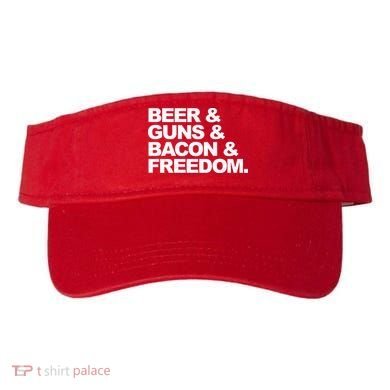 Beer Guns Bacon & Freedom Visor