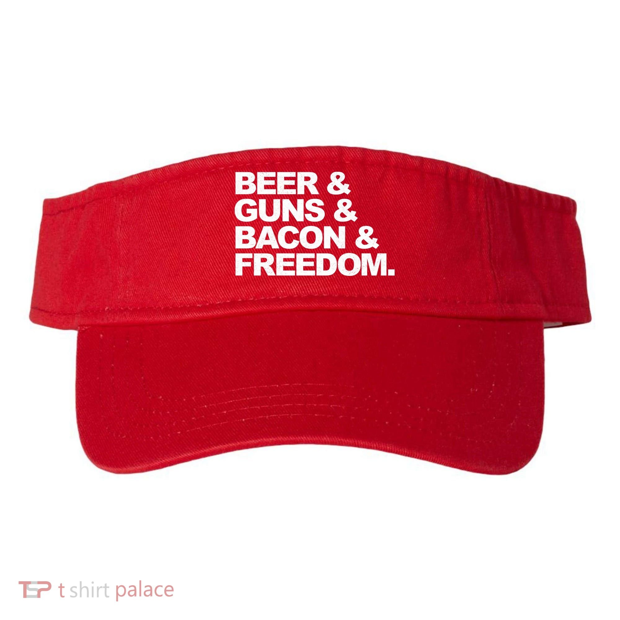 Beer Guns Bacon & Freedom Visor