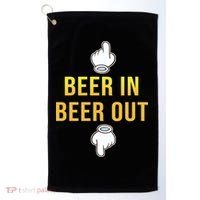 Beer In Beer Out Golf Towel thumb 0