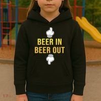 Beer In Beer Out Kids Hoodie thumb 3