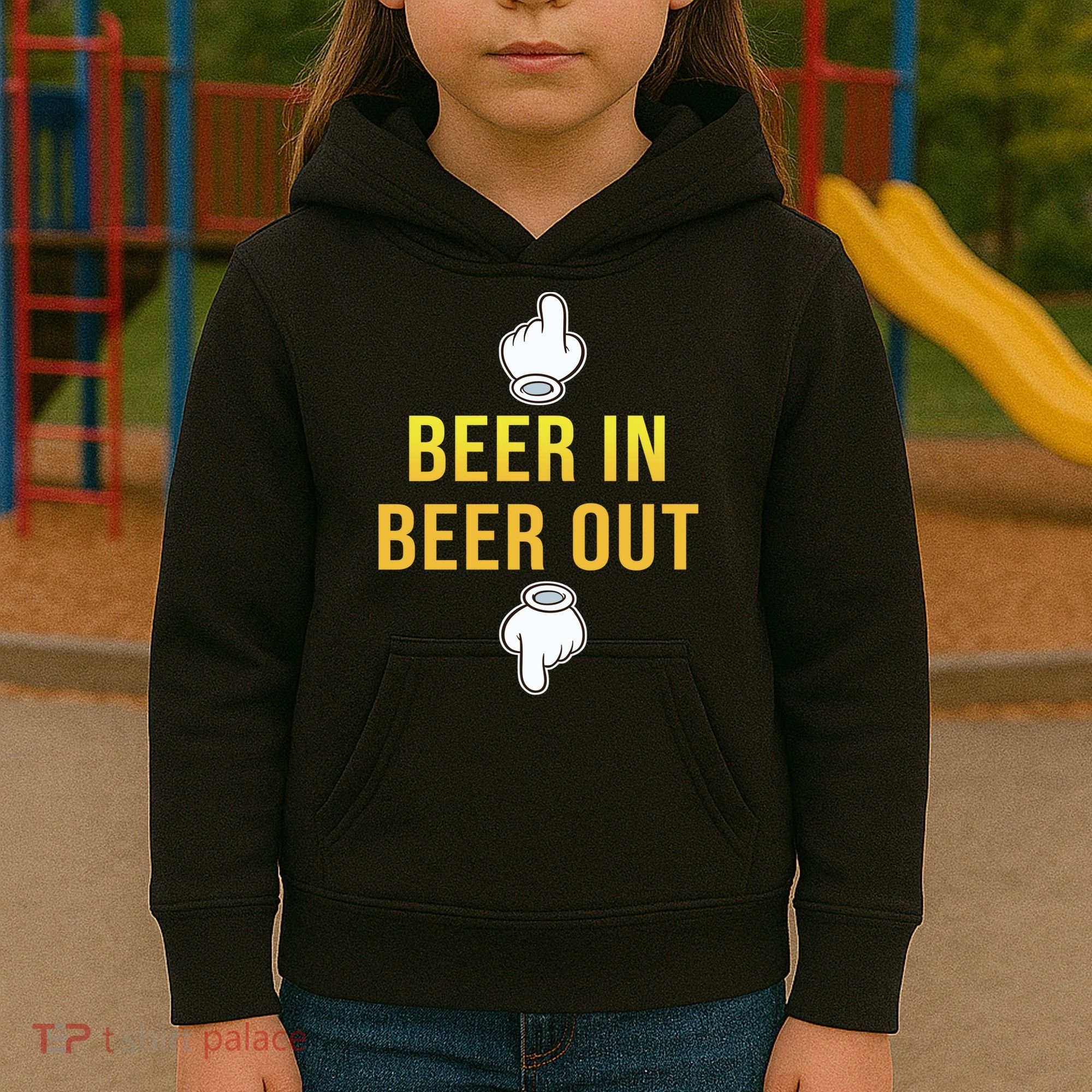 Beer In Beer Out Kids Hoodie